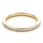 Prong Set Wedding Ring, in Yellow Gold - 50935