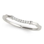 Diamond Wedding Ring, in Platinum - 50938