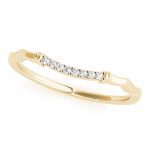 Diamond Wedding Ring, in Yellow Gold - 50938