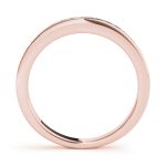 Diamond Wedding Ring, in Rose Gold - 50945