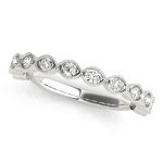 Diamond Wedding Ring, in Platinum - 50948