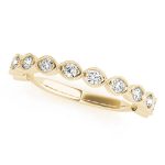 Diamond Wedding Ring, in Yellow Gold - 50948