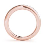 Channel Set Wedding Ring, in Rose Gold - 50933