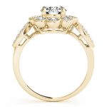 Vintage Engagement Ring, Round Shape, in Yellow Gold - 84841