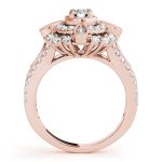 Vintage Engagement Ring, Round Shape, in Rose Gold - 84819