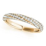 Diamond Wedding Ring, in Yellow Gold - 51029