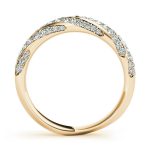 Diamond Wedding Ring, in Yellow Gold - 51029