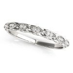 Diamond Wedding Ring, in Platinum - 51044