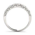 Diamond Wedding Ring, in Platinum - 51044