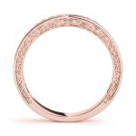 Diamond Wedding Ring, in Rose Gold - 51047