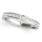 Diamond Wedding Ring, in Platinum - 51047