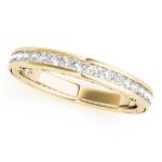 Diamond Wedding Ring, in Yellow Gold - 51047