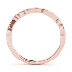 Diamond Wedding Ring, in Rose Gold - 51049