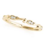 Diamond Wedding Ring, in Yellow Gold - 51049