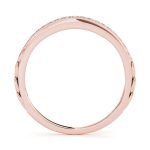 Diamond Wedding Ring, in Rose Gold - 51059