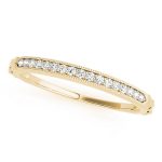 Diamond Wedding Ring, in Yellow Gold - 51059