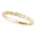 Diamond Wedding Ring, in Yellow Gold - 51065