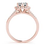 Vintage Engagement Ring, Round Shape, in Rose Gold - 84882