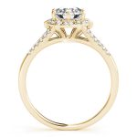 Vintage Engagement Ring, Round Shape, in Yellow Gold - 84882