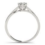 Vintage Engagement Ring, Round Shape, in Platinum - 84888