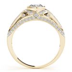 Vintage Engagement Ring, Round Shape, in Yellow Gold - 84892