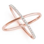 Diamond Fashion Ring, in Rose Gold - 84802