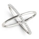 Diamond Fashion Ring, in Platinum - 84802