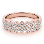 Diamond Fashion Ring, in Rose Gold - 84857