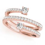 Color Fashion Ring, in Rose Gold - 84859