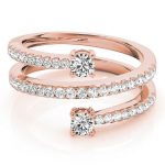 Color Fashion Ring, in Rose Gold - 84859