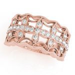 Diamond Fashion Ring, in Rose Gold - 84862