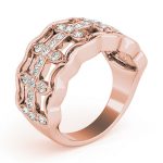 Diamond Fashion Ring, in Rose Gold - 84862