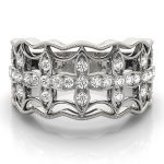 Diamond Fashion Ring, in Platinum - 84862