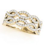 Double Row Wedding Ring, in Yellow Gold - 84863