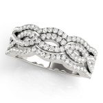 Fashion Wedding Ring, in Platinum - 84864