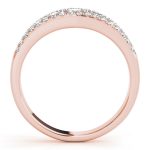 Diamond Fashion Ring, Round Shape, in Rose Gold - 84868