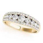 Diamond Fashion Ring, Round Shape, in Yellow Gold - 84868