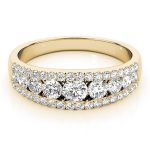 Diamond Fashion Ring, Round Shape, in Yellow Gold - 84868