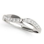 Diamond Wedding Ring, in Sterling Silver - 50010