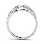 Diamond Wedding Ring, in Platinum - 50010