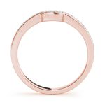 Diamond Wedding Ring, in Rose Gold - 84323