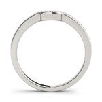 Diamond Wedding Ring, in White Gold - 84323