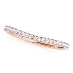 Diamond Wedding Ring, in Rose Gold - 51031