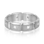 Men's Heavy Wedding Band, in Platinum - ND18116H