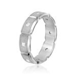 Men's Heavy Wedding Band, in Sterling Silver - ND18116H