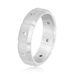 Men's Heavy Wedding Band, in Sterling Silver - ND18118H