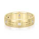 Men's Heavy Wedding Band, in Yellow Gold - ND18121H