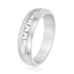 Men's Heavy Wedding Band, in Platinum - ND18122H