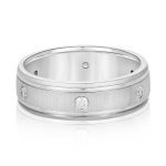 Men's Heavy Wedding Band, in Platinum - ND18127H