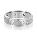 Men's Heavy Wedding Band, in Sterling Silver - ND18128H